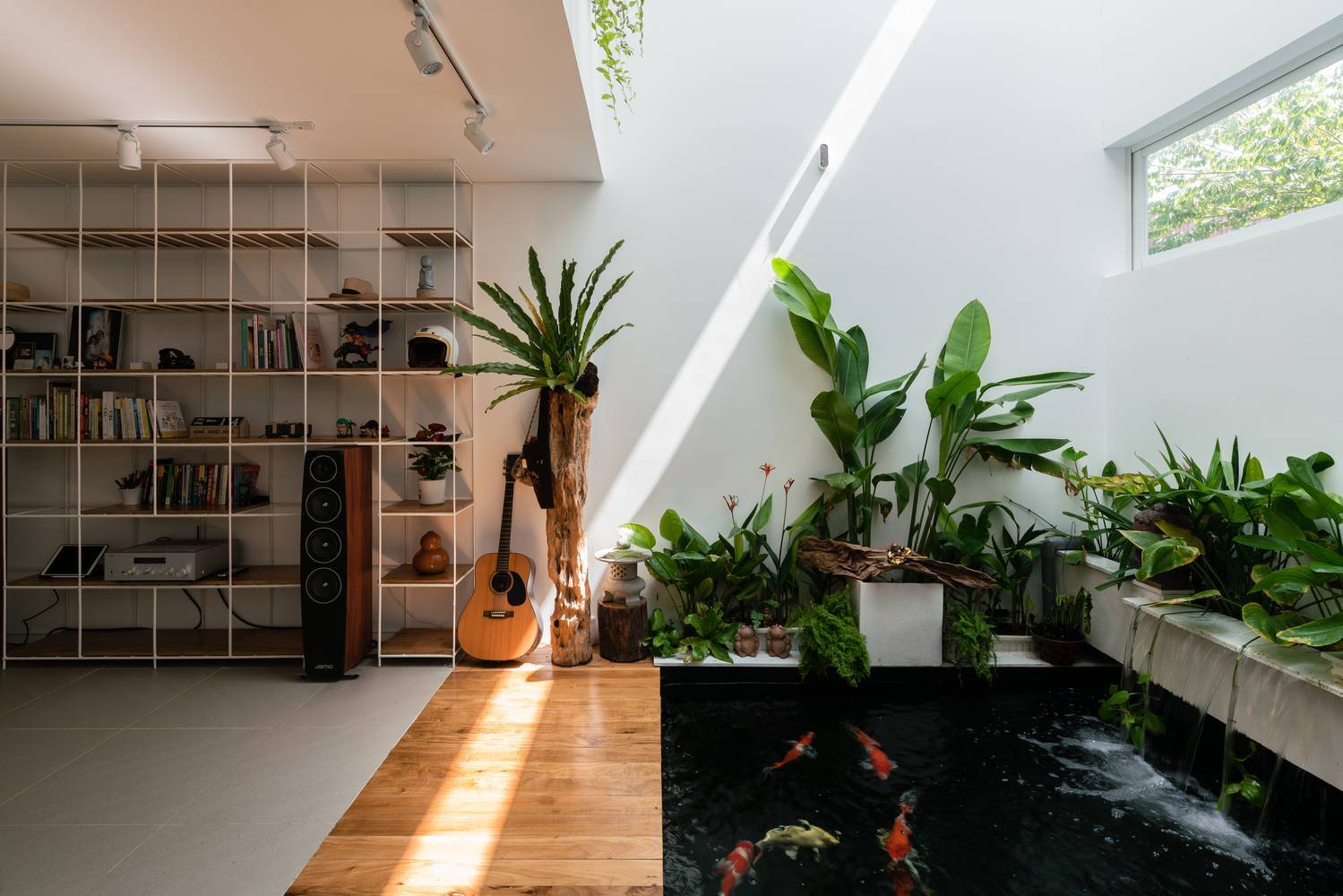 Mẫu hồ koi sân vườn nhà phố đẹp